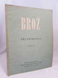 Brož, František, Tři Capriccia, 1959
