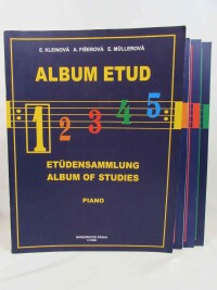 Kleinová, E., Fišerová, A., Müllerová, E., Album Etud Etüdensammlung / Album of Studies 1.-4.- Piano, 0