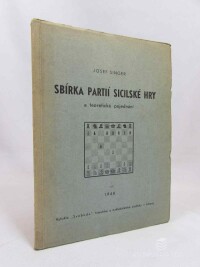 Singer, Josef, Sbírka partií Sicilské hry a teoretické pojednání, 1948