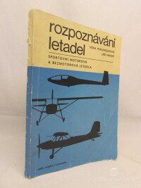 Perlingerová, Věra, Panuš, Jiří, Rozpoznávání letadel: Sportovní motorová a bezmotorová letadla, 1979