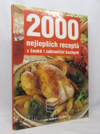 Frolíková, Jana, 2000 nejlepších receptů z české i zahraniční kuchyně, 2001