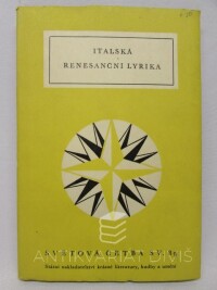 kolektiv, autorů, Italská renesanční lyrika, 1954