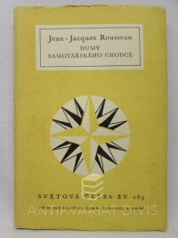 Rousseau, Jean-Jacques, Dumy samotářského chodce, 1962