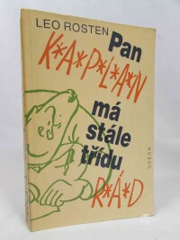 Rosten, Leo, Pan Kaplan má stále třídu rád, 1988