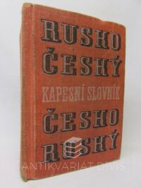 kolektiv, autorů, Rusko-český česko-ruský kapesní slovník, 1962