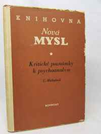 Michalová, C., Kritické poznámky k psychoanalyse, 1950