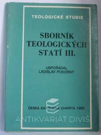 Pokorný, Ladislav, Sborník teologických statí III., 1983