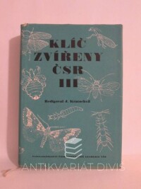 Kratochvíl, Josef, Klíč zvířeny ČSR III, 1959