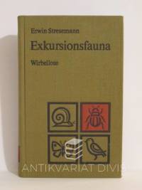 Stresemann, Erwin, Exkursionfauna: Band 2/1 - Wirbellose, 1981