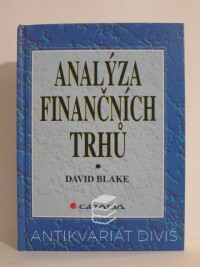 Blake, David, Analýza finančních trhů, 1995
