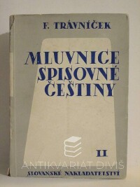 Trávníček, František, Mluvnice spisovné češtiny II, 1951