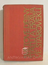 Tureček, Josef, Světové dějiny státu a práva ve starověku, 1963