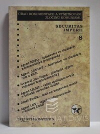 Táborský, Jan, Securitas Imperii 8, 2001