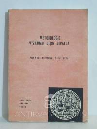 Černý, František, Metodologie výzkumu dějin divadla, 1982