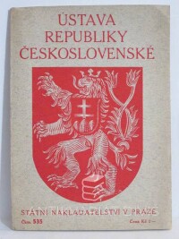 kolektiv, autorů, Ústava Republiky Československé, 1936