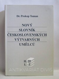 Toman, Prokop, Nový slovník československých výtvarných umělců II. díl L-Ž, 1993
