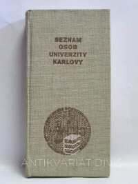kolektiv, autorů, Seznam osob Univerzity Karlovy, 1976