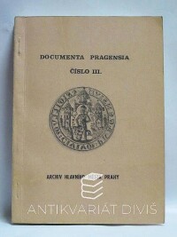 Pešek, Jiří, Ledvinka, Václav, Documenta pragensia, číslo III. - Vydáno na počest 100. výročí otevření Národního divadla, 1983