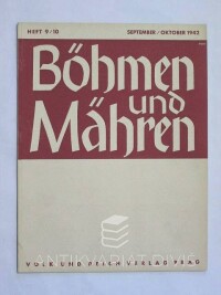 kolektiv, autorů, Böhmen und Mähren, Heft 9/10, September/Oktober 1942, 1942