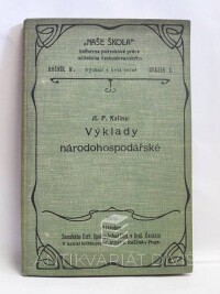 Kalina, A. P., Výklady národnohospodářské, 1909
