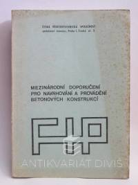 kolektiv, autorů, Mezinárodní doporučení pro navrhování a provádění betonových konstrukcí, 1970