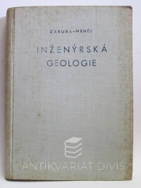 Záruba, Quido, Mencl, Vojtěch, Inženýrská geologie, 1954