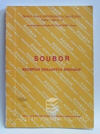 Štichová, J., Soubor receptur krajových specialit, 1979