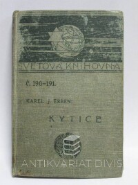 Erben, Karel Jaromír, Kytice, 1901
