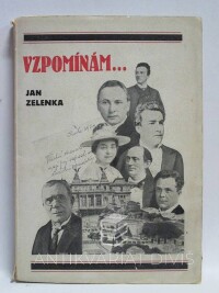 Zelenka, Jan, Vzpomínám…, 1929