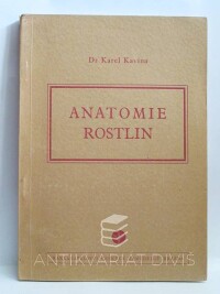 Kavina, Karel, Anatomie rostlin, 1950