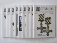 kolektiv, autorů, Signum - Zpravodaj Kroužku faleristů v Brně: V. řada - č. 3, 6, 7, 8, 9, 10, 11, 12, 13 (září 2008 - březen 2011), 2008