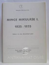 Nechanický, Zdeněk, Mince Mikuláše I. 1825-1855, 1975