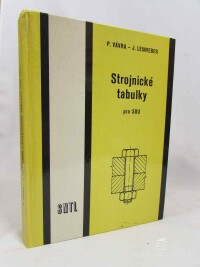Vávra, Pavel, Leinveber, Jan, Strojnické tabulky pro střední odborná učiliště (SOU), 1984