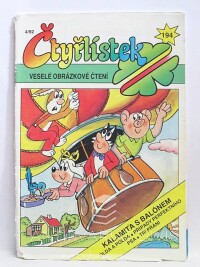 Štíplová, Ljuba, Němeček, Jaroslav, Čtyřlístek 194: Kalamita s balónem, 1992