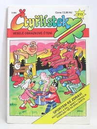 Němeček, Jaroslav, Ladislav, Karel, Čtyřlístek 213: Sportem ke zdraví, 1993