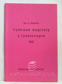 Zentrich, Jos. A., Vybrané kapitoly z fytoterapie VII, 1984