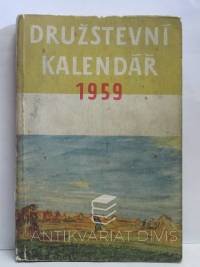 kolektiv, autorů, Družstevní kalendář 1959, 1958
