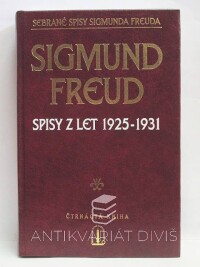 Freud, Sigmund, Spisy z let 1925-1931, 2007