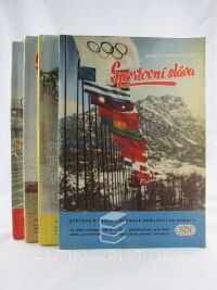 kolektiv, autorů, Sportovní sláva, komplet 1956 (leden-březen, duben-červen, červenec-září, říjen-prosinec), 1956