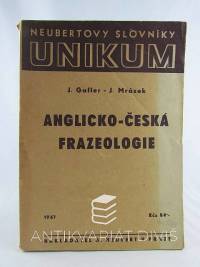 Galler, Jiří, Mrázek, Jindřich, Anglicko-česká frazeologie, 1947