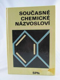 Blažek, Jaroslav, Současné chemické názvosloví, 1980