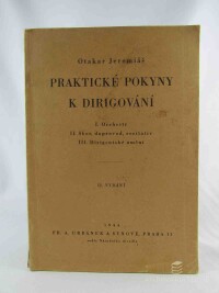 Jeremiáš, Otakar, Praktické pokyny k dirigování, 1944