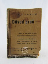 Laidlaw, F. A., Důvod proč, 0