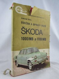 Baťa, Vincenc, Údržba a opravy vozů Škoda 1000 MB a 1100 MB, 1969
