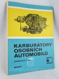 Ryba, Stanislav, Karburátory osobních automobilů, 1975