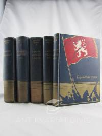 Medek, Rudolf, Legionářská epopeja I, II, III, IV, V: Ohnivý drak; Velké dny; Ostrov v bouři; Mohutný sen; Anabase, 1935