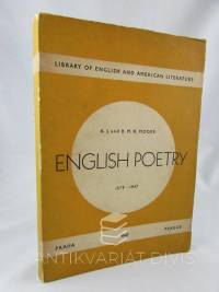 Moore, A. J., Moore, B. M. H., English poetry 1579 - 1947, 1947