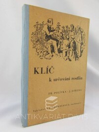 Polívka, František, Klíč k určování rostlin, 1948