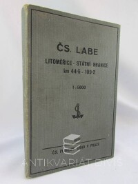 kolektiv, autorů, Čs. Labe, Litoměřice - státní hranice, km 44.5 - 109.2, 1:5000, 1937