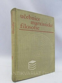 Spirkin, A. G., Učebnice marxistické filosofie, 1971